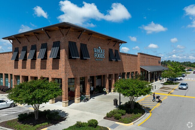 Many people in Northwest Cary shop at Whole Foods for groceries.