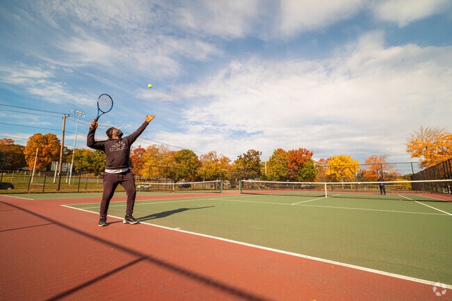 At Quinsigamond Lake Park, there are plenty of tennis courts to play in with friends.