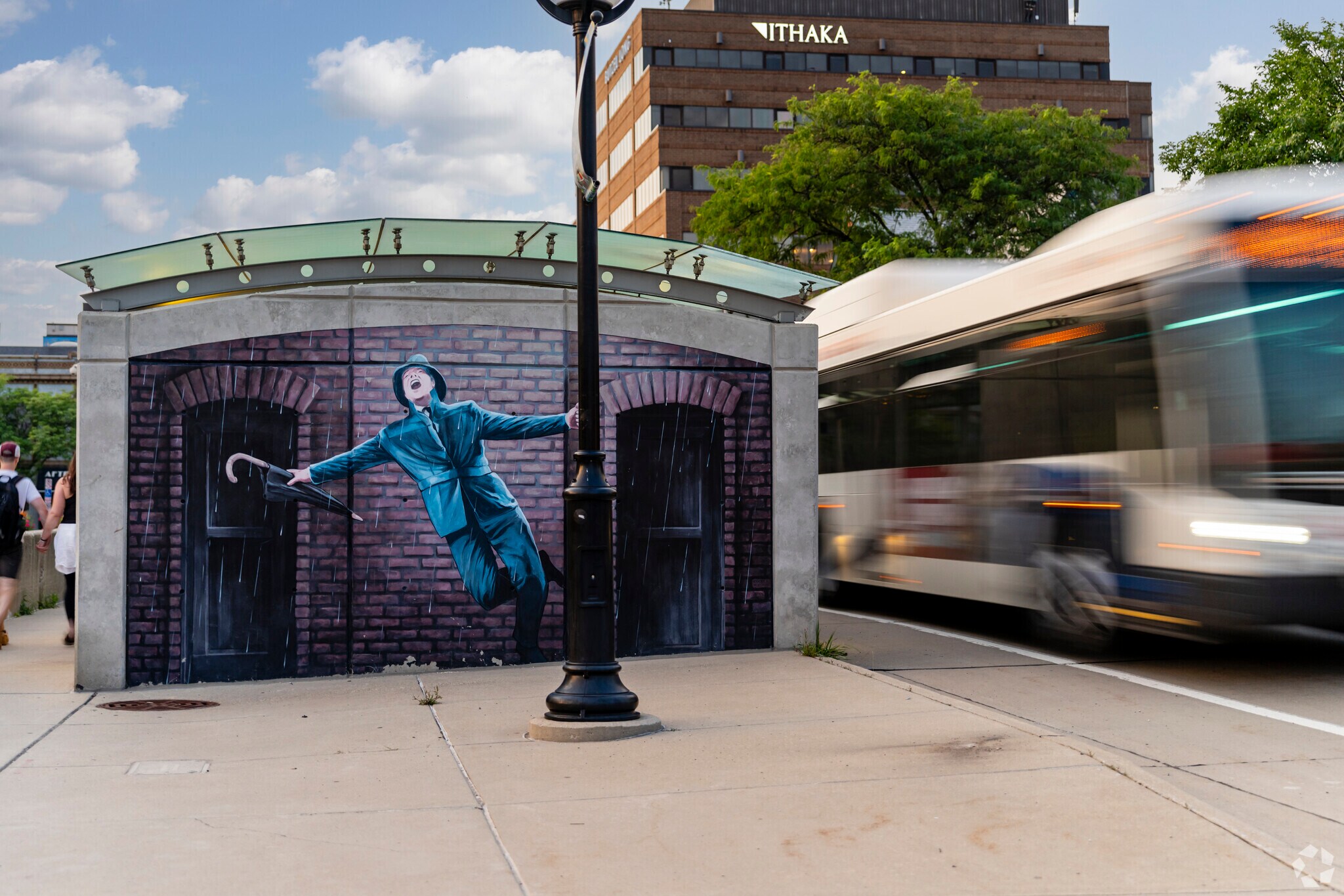 The Ride bus service is available in and around Downtown Ann Arbor.