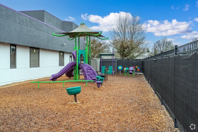 Eugene Christian School has a playground for students to enjoy in Eugene.