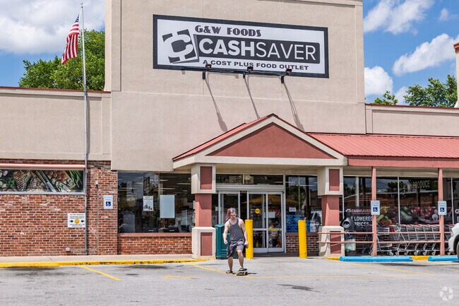 Cash Saver is one of the few neighborhood shopping options in Gray.
