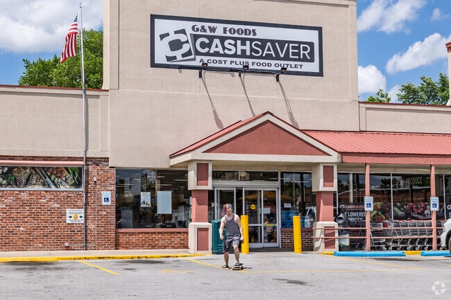 Cash Saver is a few blocks outside the Wilson-Hutton neighborhood.