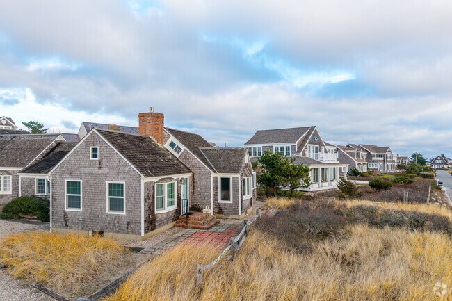 Waterfront properties overlook Nantucket Sound and area inlets.