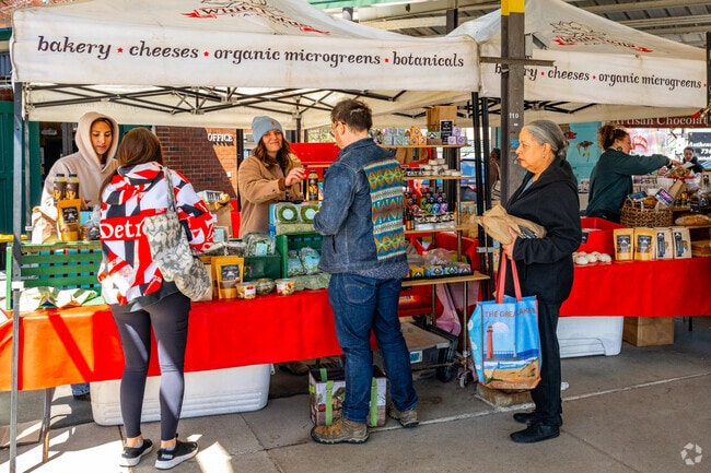 A short walk from Old Fourth Ward is the weekly Ann Arbor Farmer's Market.