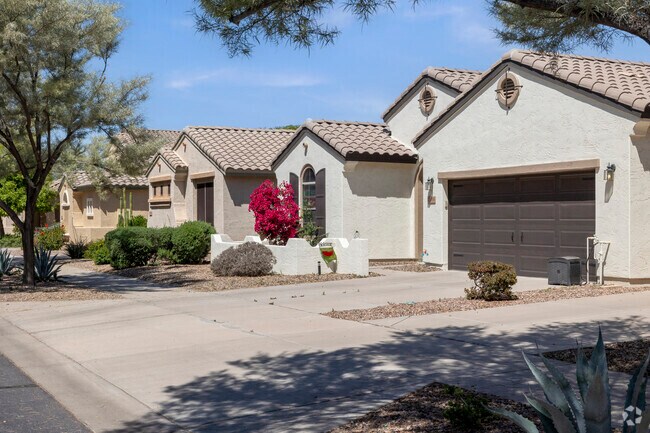 Simple landscaping means you get a low maintenance yard in Queen Creek.