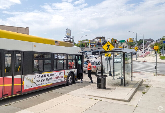 Biddle Street is serviced by the Baltimore City Bus System.