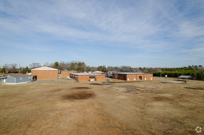 Back of Goucher Elementary School
