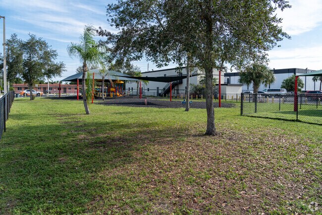 Open space for children in The World Mission Christian Academy.