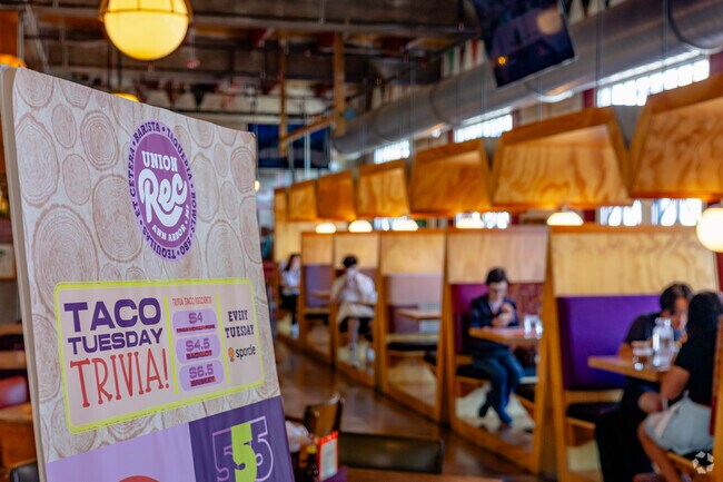 Just a short distance from Germantown is Union Rec and its variety of food and drink options.