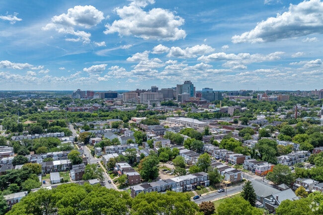 Eastlake has tons of green mixed throughout the urban environment.
