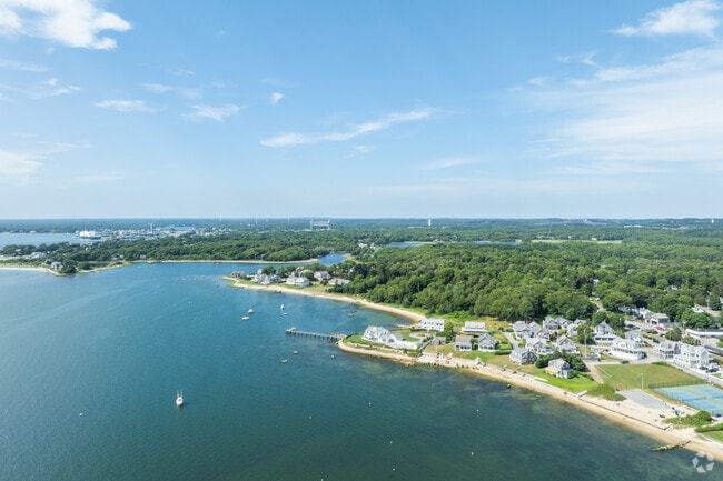 With miles of coastline, Bourne provides many opportunities for boating, fishing, and swimming.