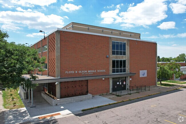 Olson Middle School serves students from sixth to eighth grade.