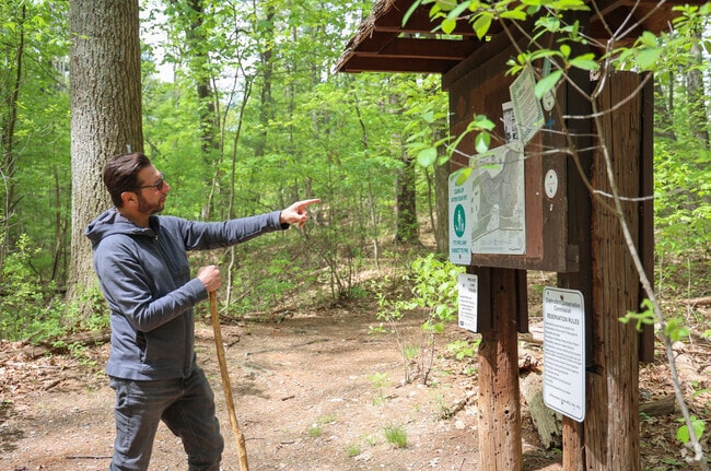 Explore a new path at Lime Kiln Quarry.