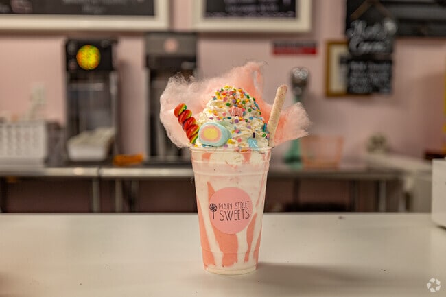 A colorful piece of culinary art is served up at Main Street Sweets in Greensburg.