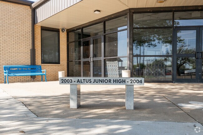 The students are challenged to succeed at Altus Junior High School.