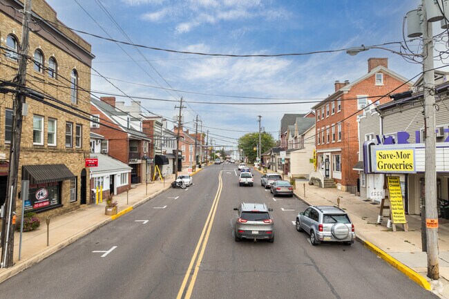 Main Street is the hub of all shopping within New Holland, where residents can peruse for unique items.