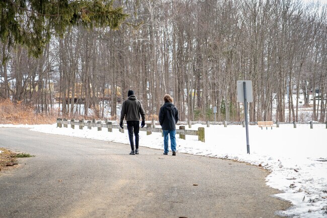 Take a stroll on the trails around the Field of Dreams park at Hotchkiss Field in Prospect.