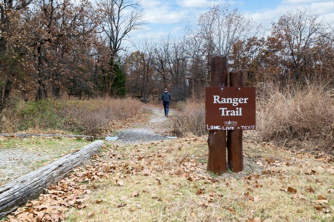 Keystone state park near Mannford offers visitors hiking trails to enjoy nature.