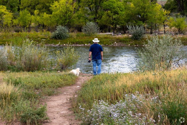 Silt Island Dog Park offers river views and off-leash space.