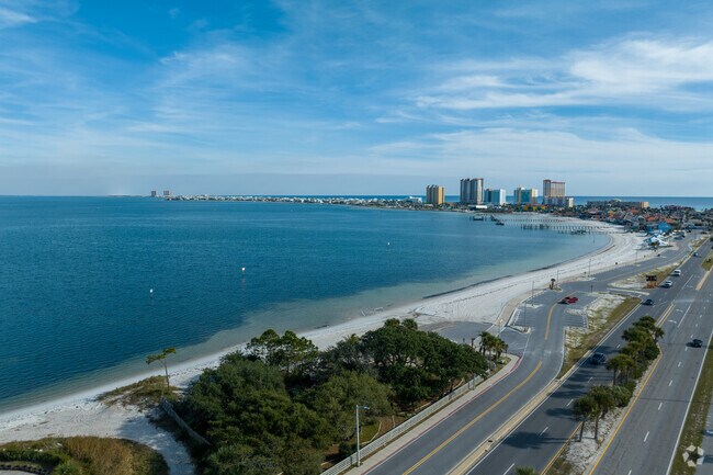 Pensacola Beach has miles of beautiful beaches.