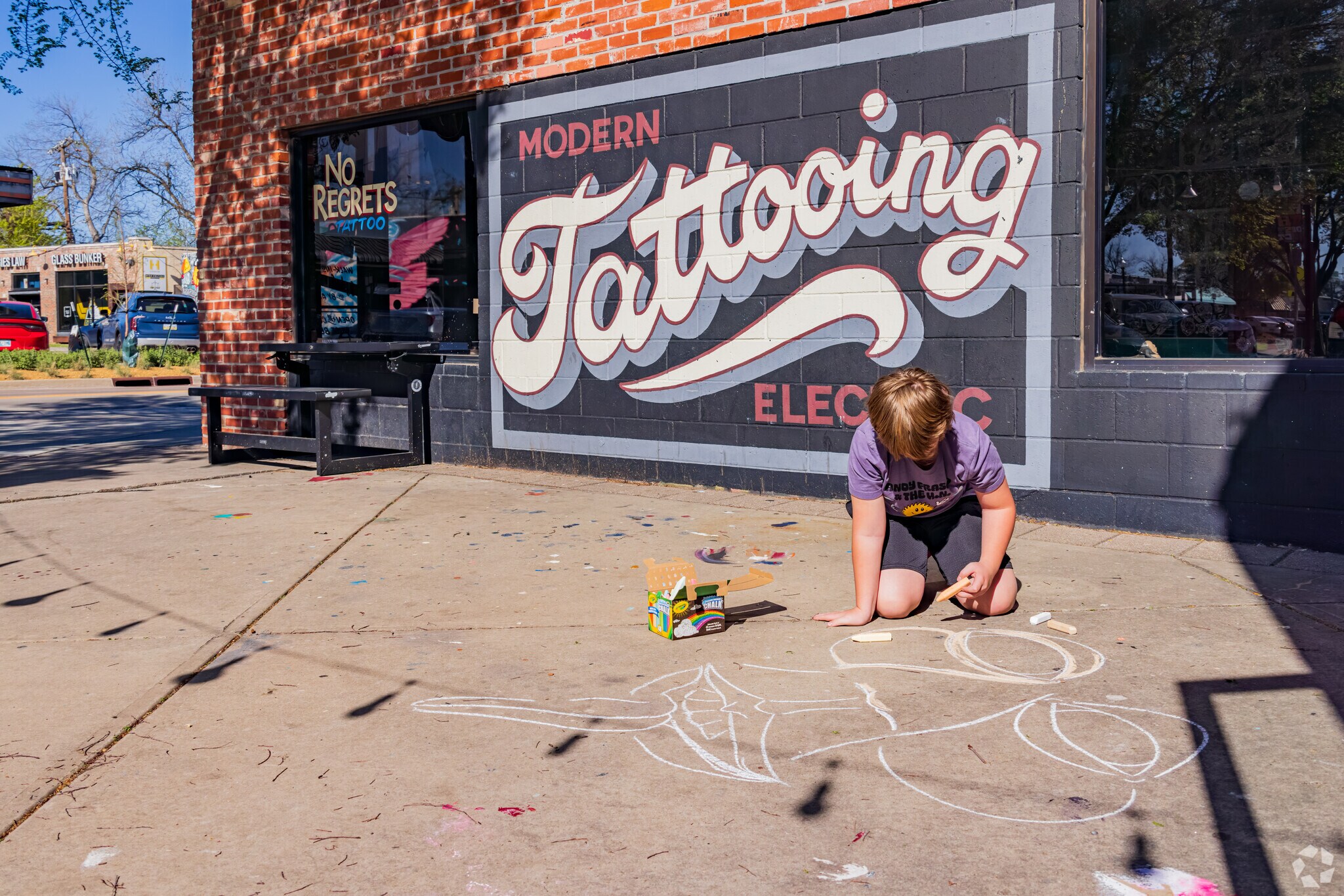The Plaza District near Venice is a hub for art and music events, enjoyed by locals.
