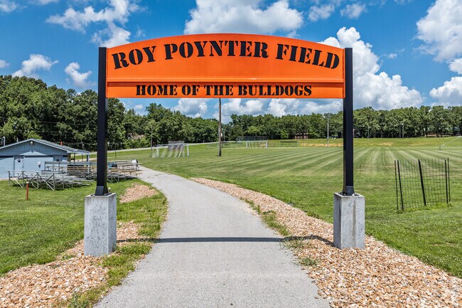 Roy Poynter Field is on the campus of Morgan County High School.