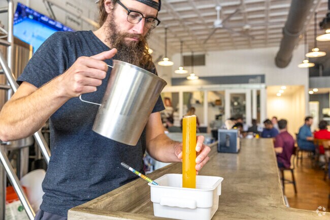 Ocmulgee Brew Pub in Macon offers a laid-back vibe with rotating seasonal craft brews.