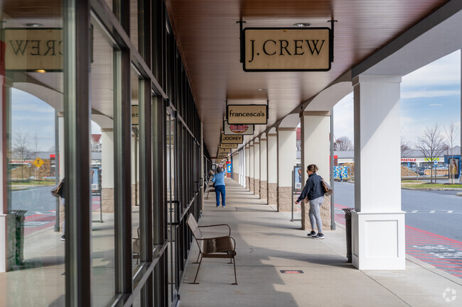The Tanger Outlets in Hershey provide luxury shopping opportunities for residents.