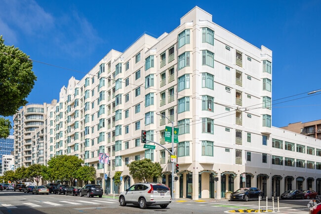 Large condo and apartment complexes are common in Yerba Buena.