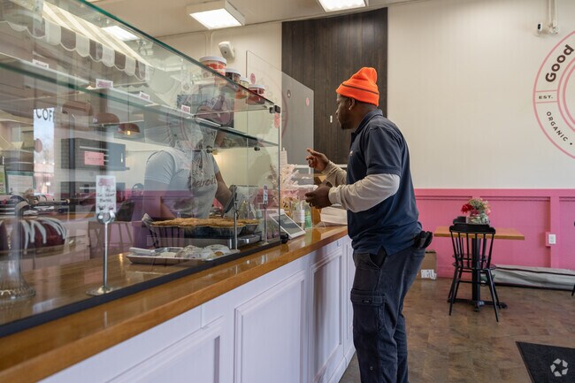 Grab a freshly baked treat at Good Cakes and Bakes near Schulze.