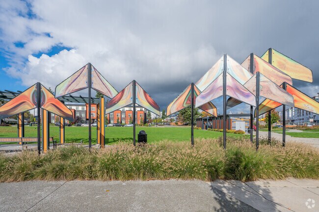 Sunset Neighborhood Park is central to the area and has a well-kept feel.