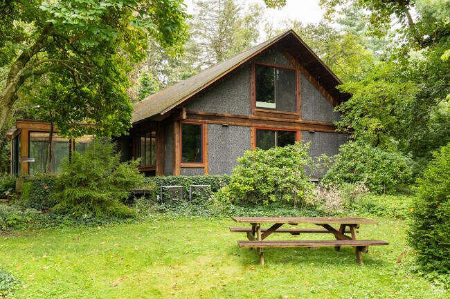 Beautiful landscapes and flowers surrounding Brincka Cross Gardens in Indiana Dunes.