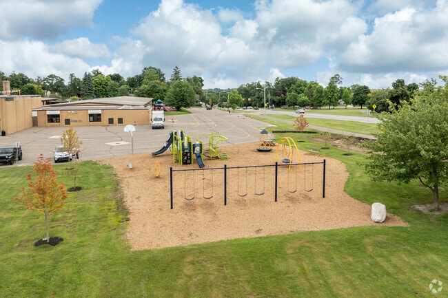 Amerman Elementary School's playgrounds.