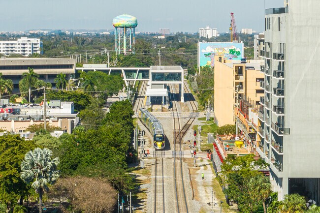 Tri-Rail is a commuter train has a stop in Fort Lauderdale.