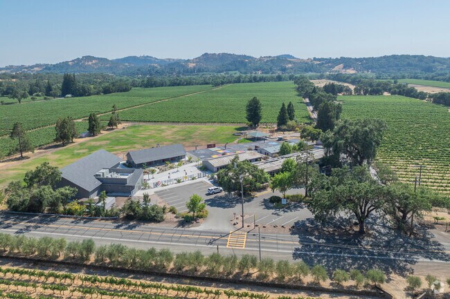 Alexander Valley Elementary School is nestled amongst vineyards in Napa Valley.