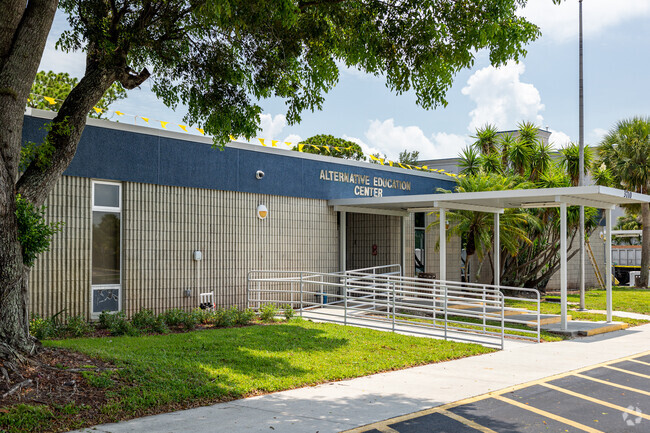 Beacon High School in Naples is accessible to all at the main entrance.