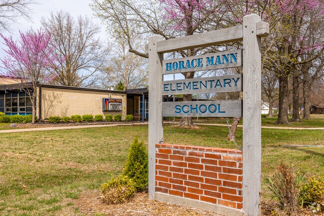 Parkcrest’s Horace Mann Elementary School offers learning close to home.