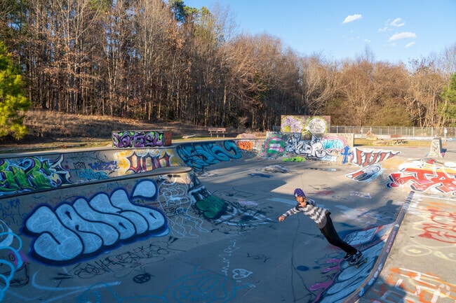 Marsh Creek Park's skate area is a popular exercise destination for Northeast Raleigh residents.