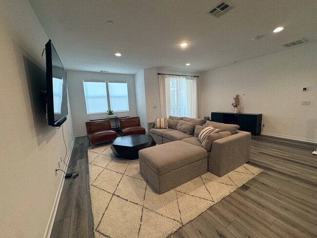 living room and balcony