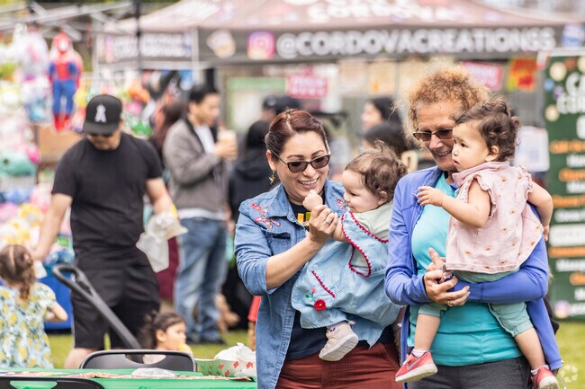 Dancing on the lawn was fun at Fullerton's Cinco de Mayo Tianguis.