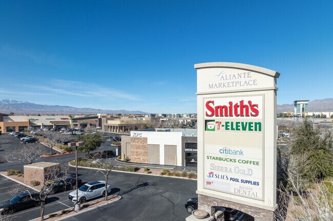 Aliante Marketplace is a shopping hub in the heart of the neighborhood.