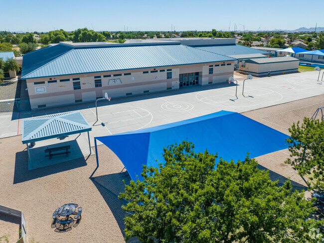 Augusta Ranch Elementary School in Mesa has several options for students to play during recess.