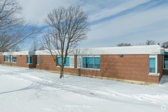 Carter Middle School brick facade.