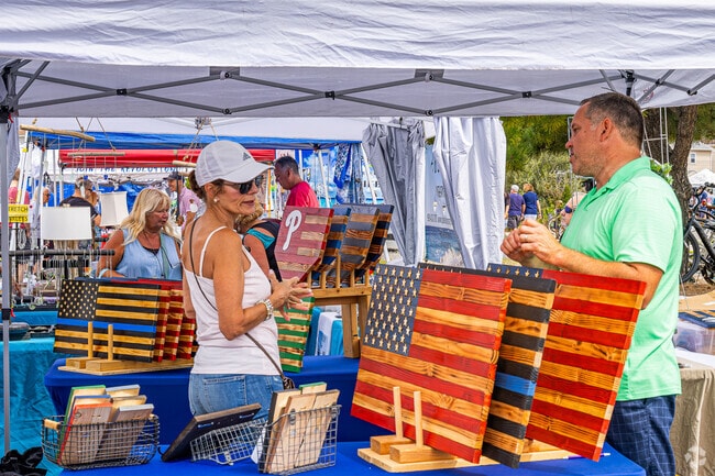 Local markets happen throughout the year in Lavallette.