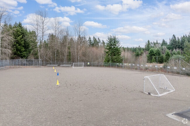 Discovery Elementary School soccer field.