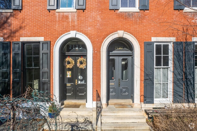 Townhomes are a very popular housing option in the Spring Garden neighborhood.