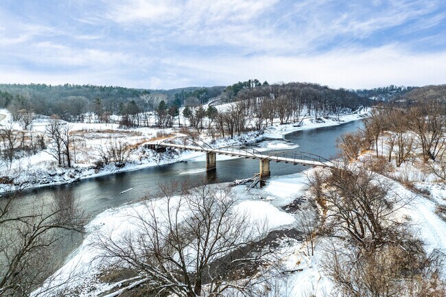 Anamosa residents love hiking the winding trails of Wapsipinicon State Park.