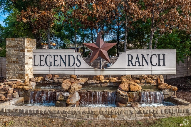 Legends Ranch is a beautiful gated community with lakes and plenty of private amenities.