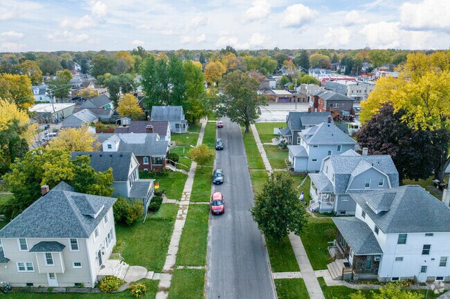 Keystone’s streets offer quiet charm with a mix of homes and green spaces.