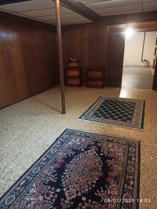 Basement hard finished